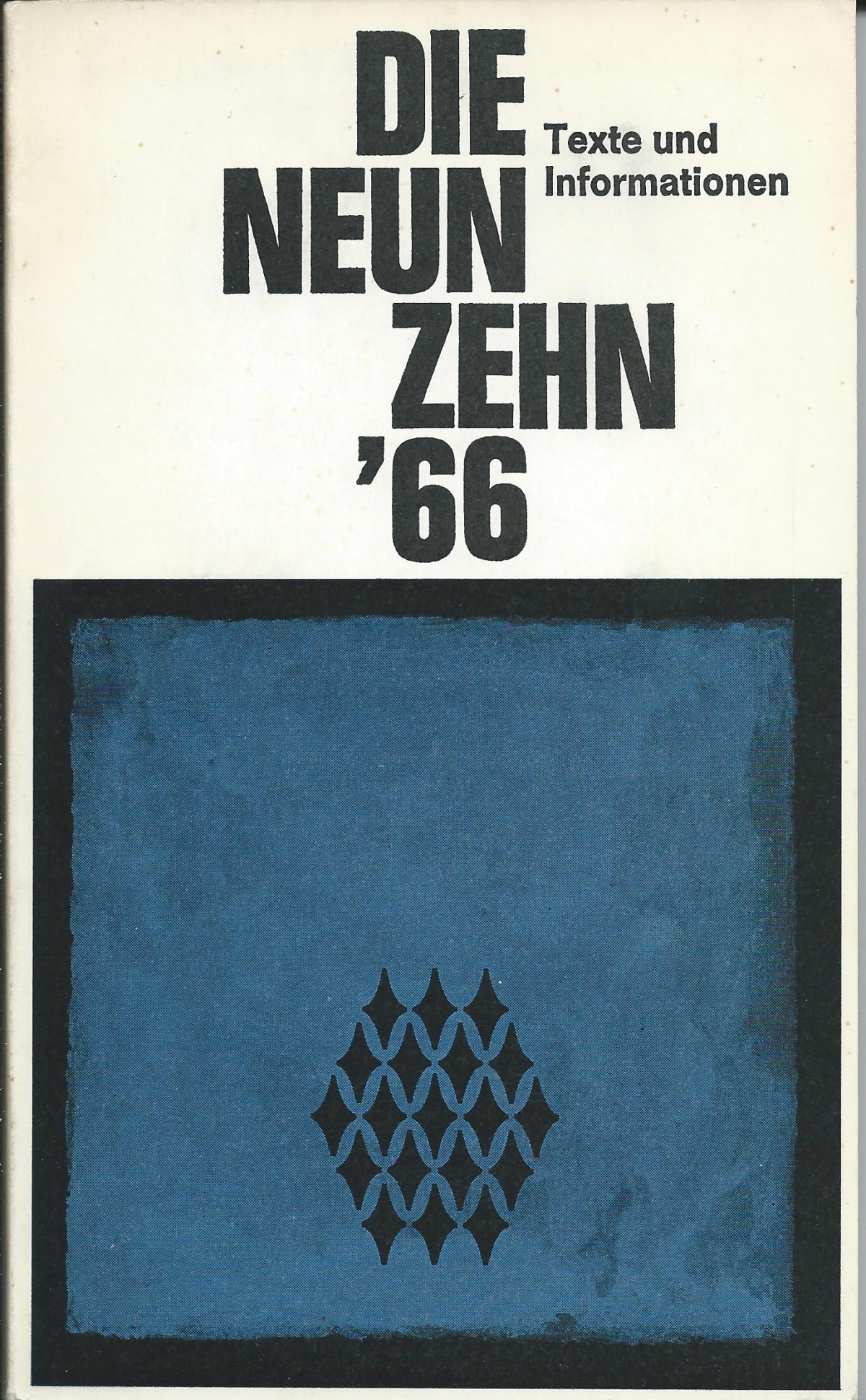 Anthologien Die Neunzehn \'66