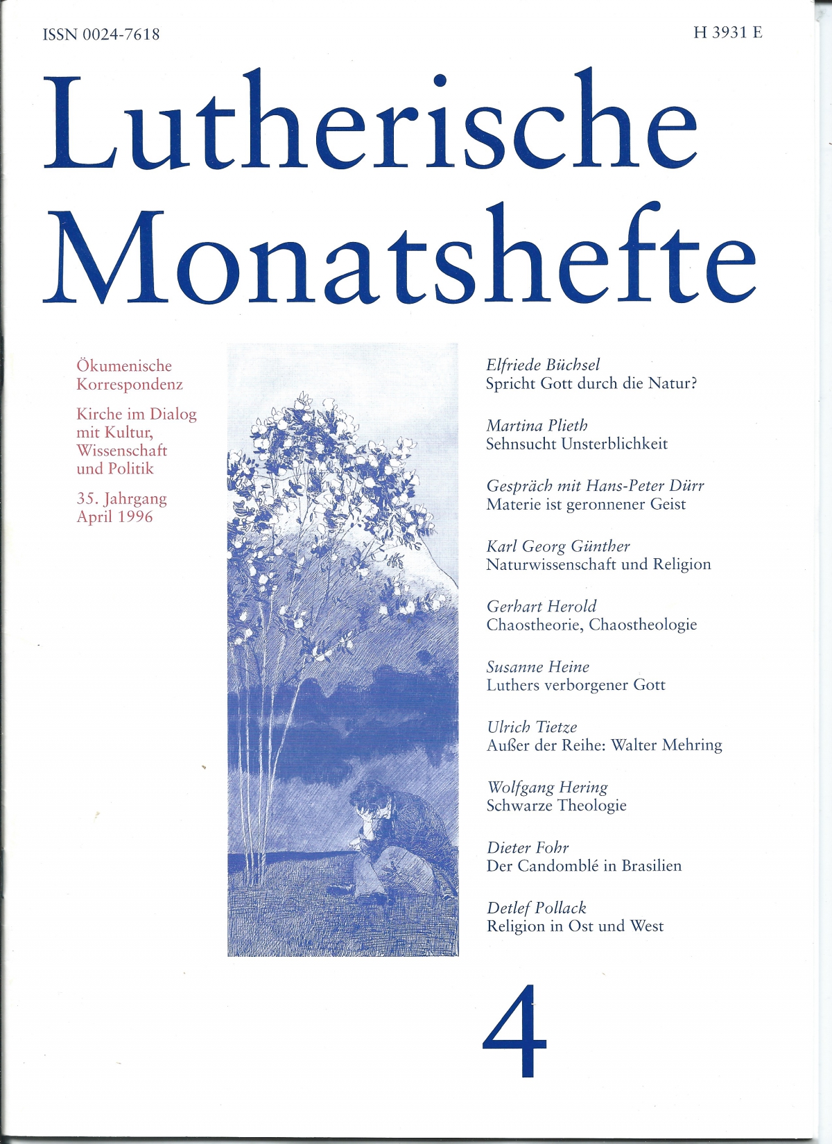 Zeitschriften Lutherische Monatshefte