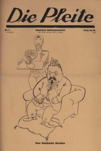 "Die Pleite", Dada-Zeitschrift von Wieland Herzfelde.