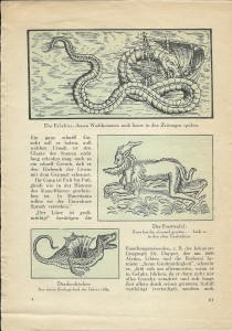 Walter Mehring: Zoologie vor 400 Jahren; erschienen in: Der Uhu, Februar 1929, S. 61